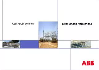 Substations References