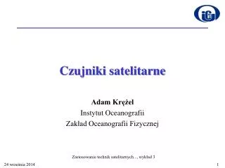 czujniki satelitarne
