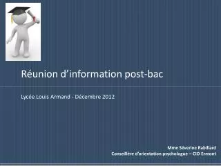 r union d information post bac