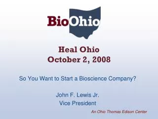 Heal Ohio October 2, 2008