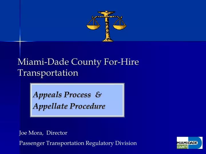 miami dade county for hire transportation