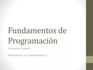 fundamentos de programaci n