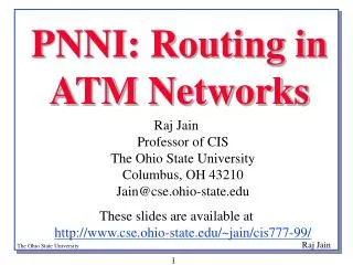 PNNI: Routing in ATM Networks