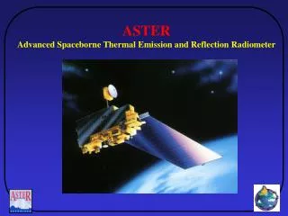 ASTER Advanced Spaceborne Thermal Emission and Reflection Radiometer