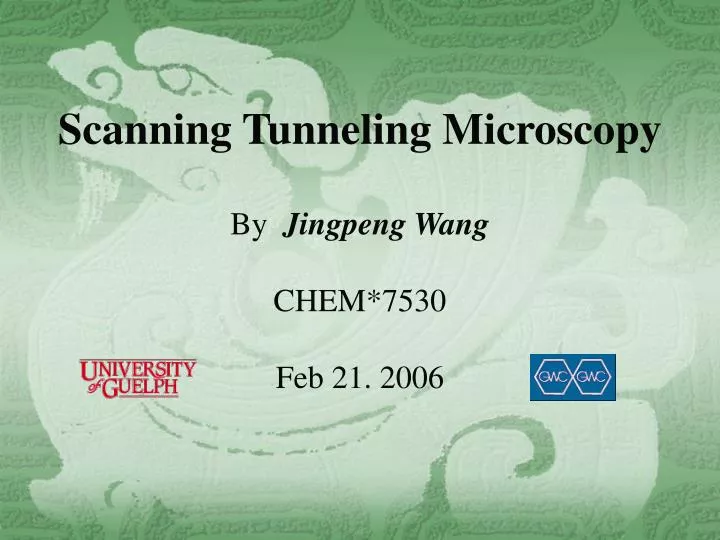 scanning tunneling microscopy
