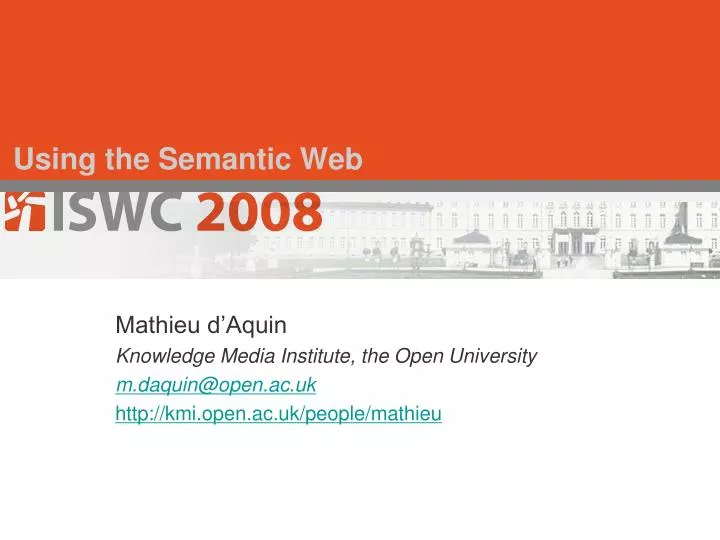 using the semantic web