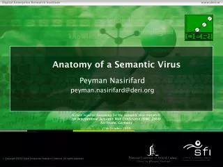 Anatomy of a Semantic Virus