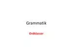 Grammatik - slide 1