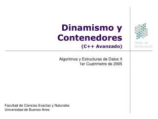dinamismo y contenedores