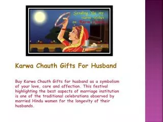 Karwachauth Gifts For Husband