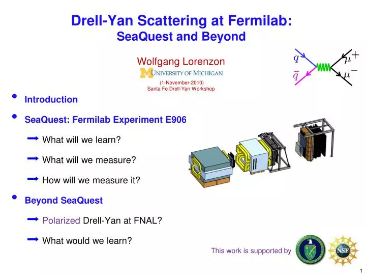 drell yan scattering at fermilab seaquest and beyond
