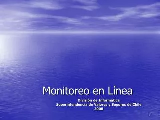 monitoreo en l nea