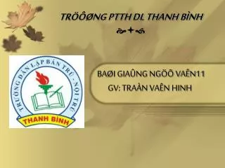ba i gia ng ng va n11 gv tra n va n hinh