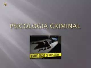 psicologia criminal