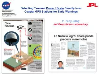 Detecting Tsunami Power / Scale Directly from Coastal GPS Stations for Early Warnings