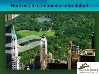 Real estate companies in faridabad
