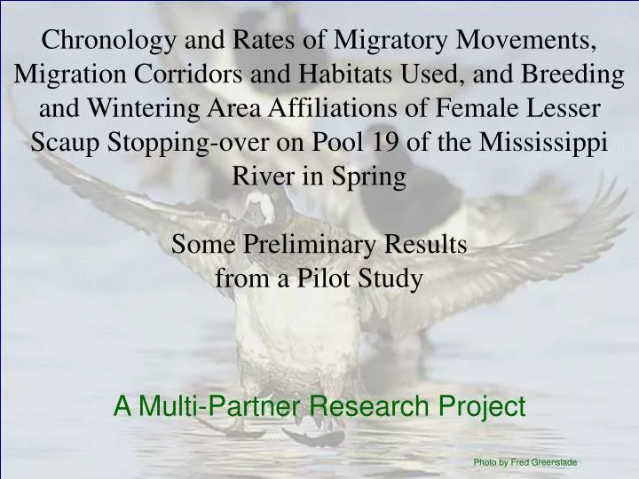 a multi partner research project