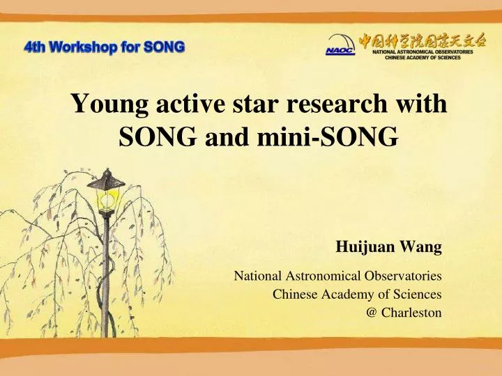 young active star research with song and mini song