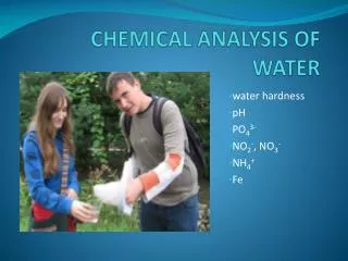 CHEMICAL ANALYSIS OF WATER