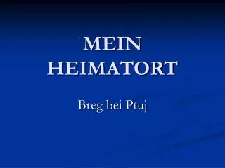 mein heimatort