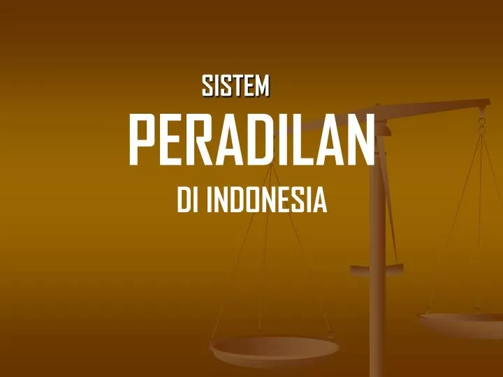 peradilan di indonesia