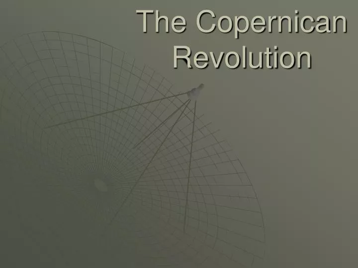 the copernican revolution