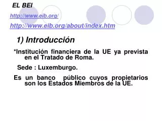 el bei http www eib org http www eib org about index htm