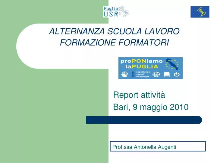 alternanza scuola lavoro formazione formatori