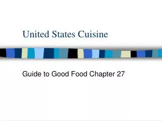 United States Cuisine