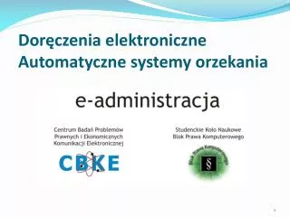dor czenia elektroniczne automatyczne systemy orzekania