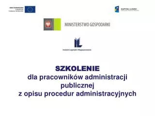 szkolenie dla pracownik w administracji publicznej z opisu procedur administracyjnych