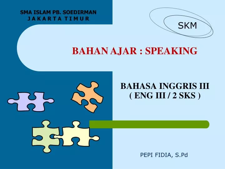 bahasa inggris iii eng iii 2 sks