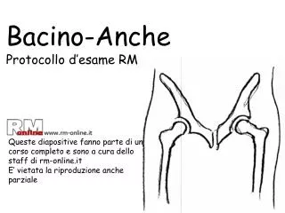 bacino anche protocollo d esame rm