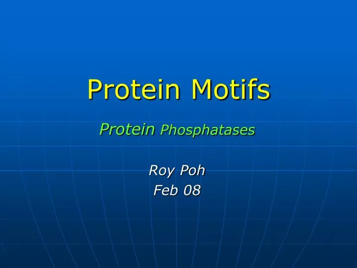 protein motifs