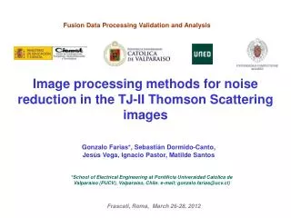 Image processing methods for noise reduction in the TJ-II Thomson Scattering images