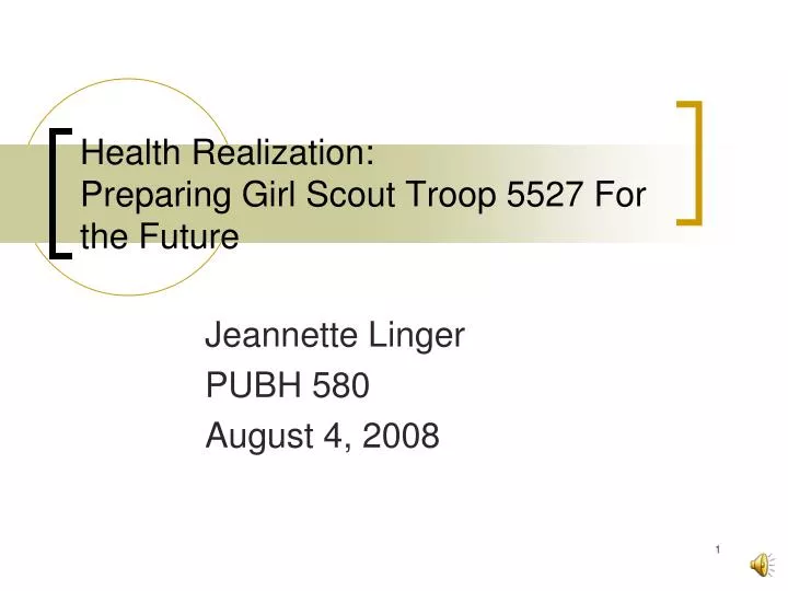 health realization preparing girl scout troop 5527 for the future