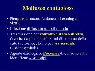 mollusco contagioso