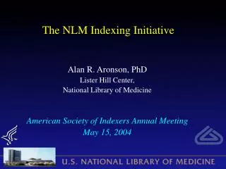 The NLM Indexing Initiative