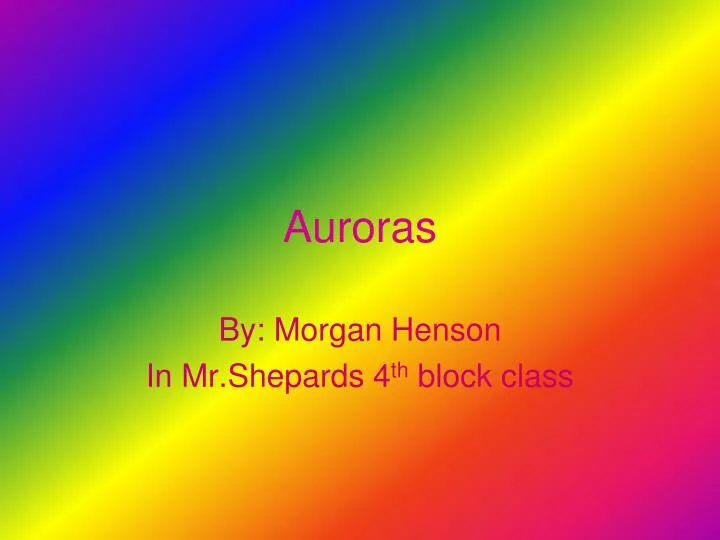 auroras