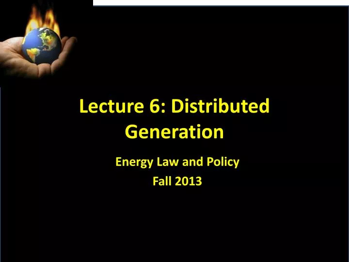 lecture 6 distributed generation