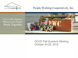 People Working Cooperatively, Inc.