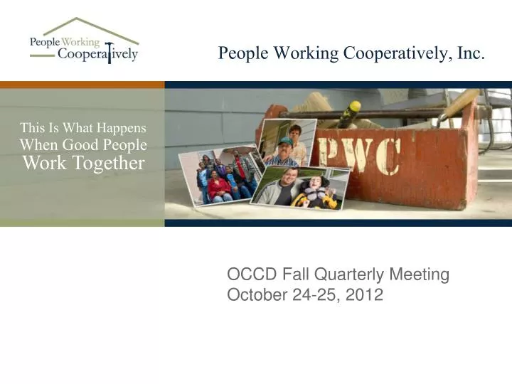 people working cooperatively inc