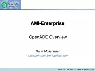 OpenADE Problem Statement Existing Solutions Standardization Process