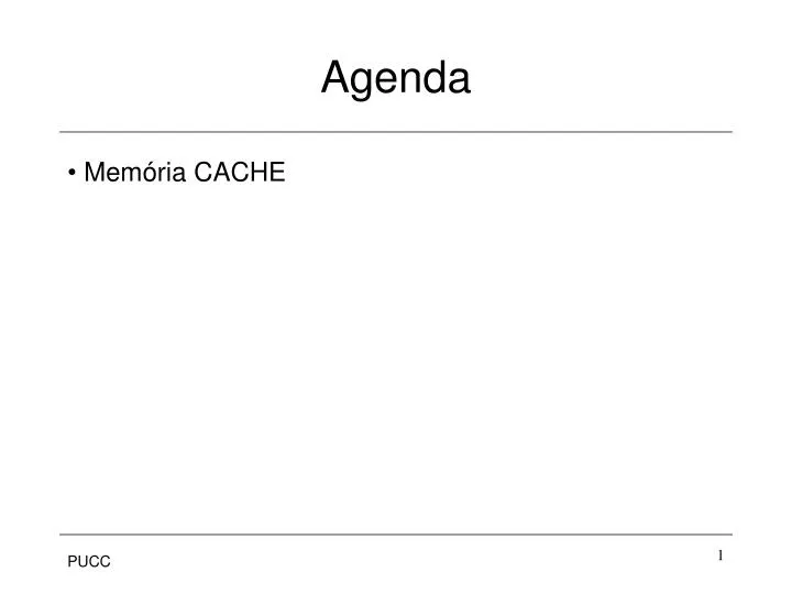 agenda