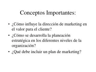 conceptos importantes