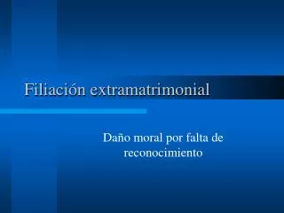filiaci n extramatrimonial