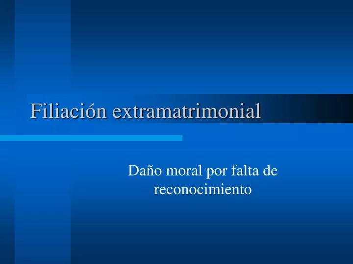 filiaci n extramatrimonial