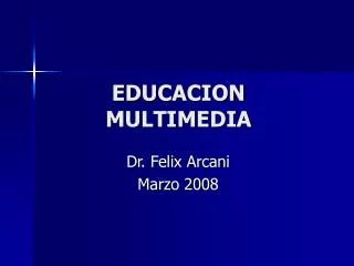 educacion multimedia
