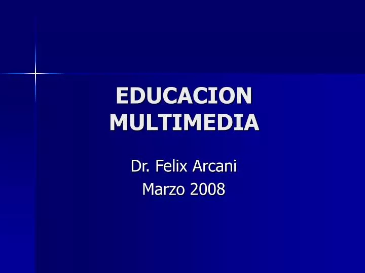 educacion multimedia