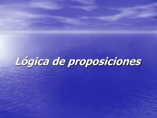 l gica de proposiciones